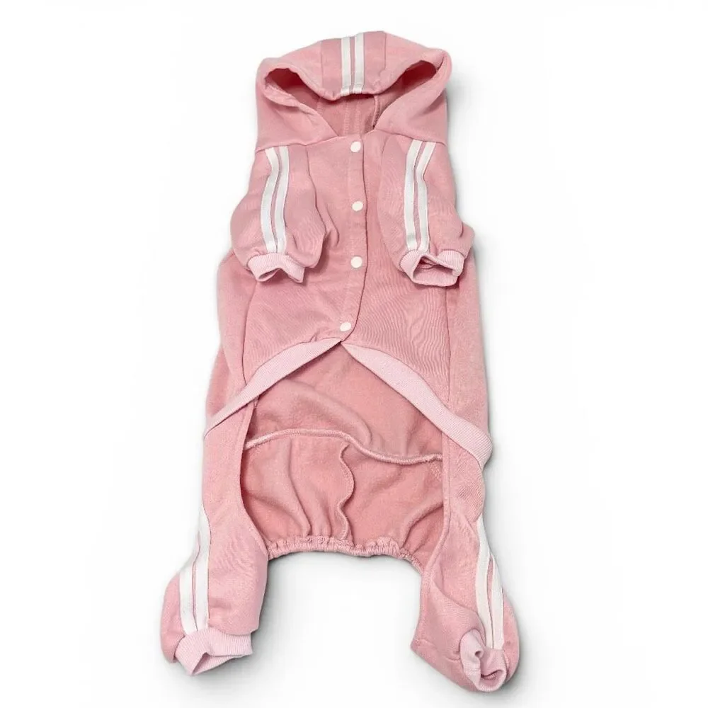 Adidog Pink Dog Jumpsuit Sz 3XL